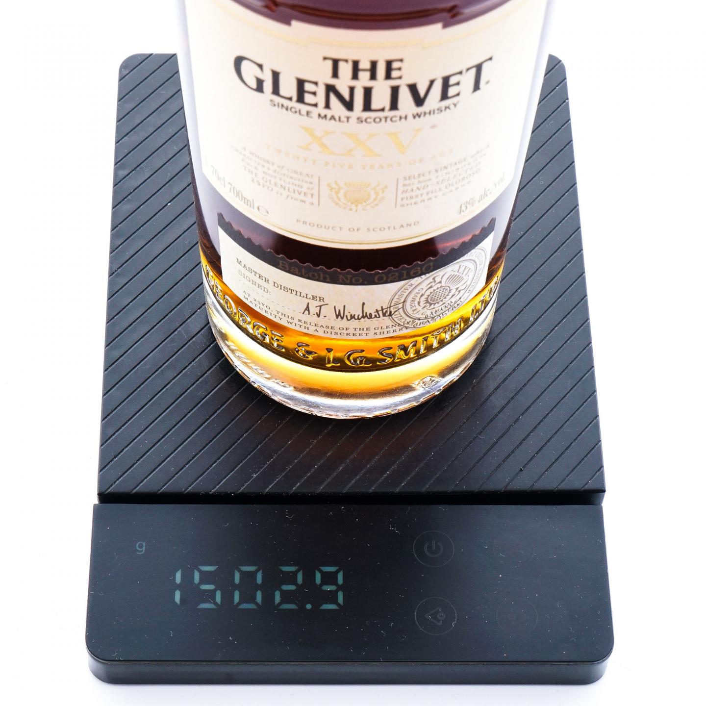 Glenlivet 格兰威特 25年 2016 XXV 雪莉桶后熟