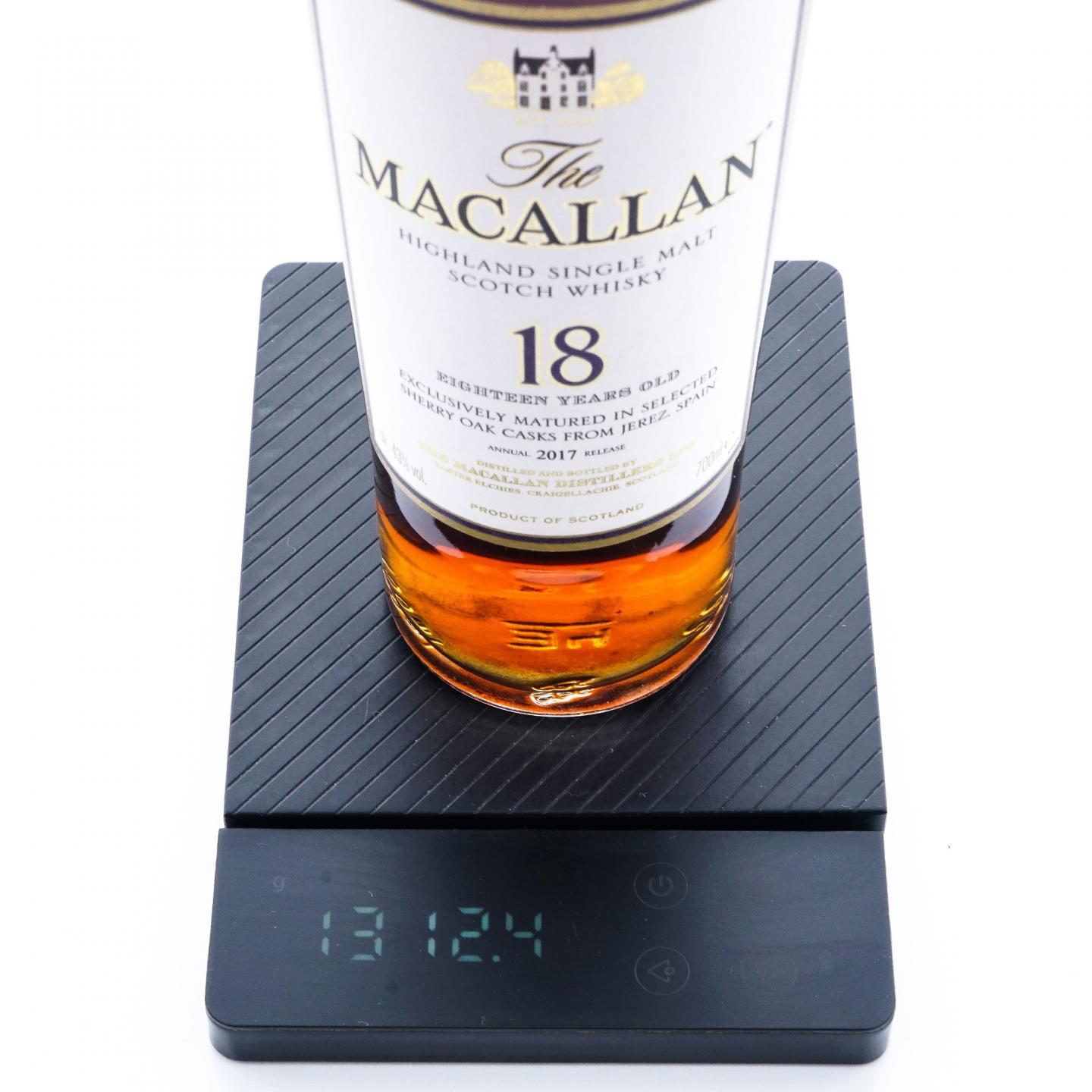 Macallan 麦卡伦 18年 2017 雪莉桶