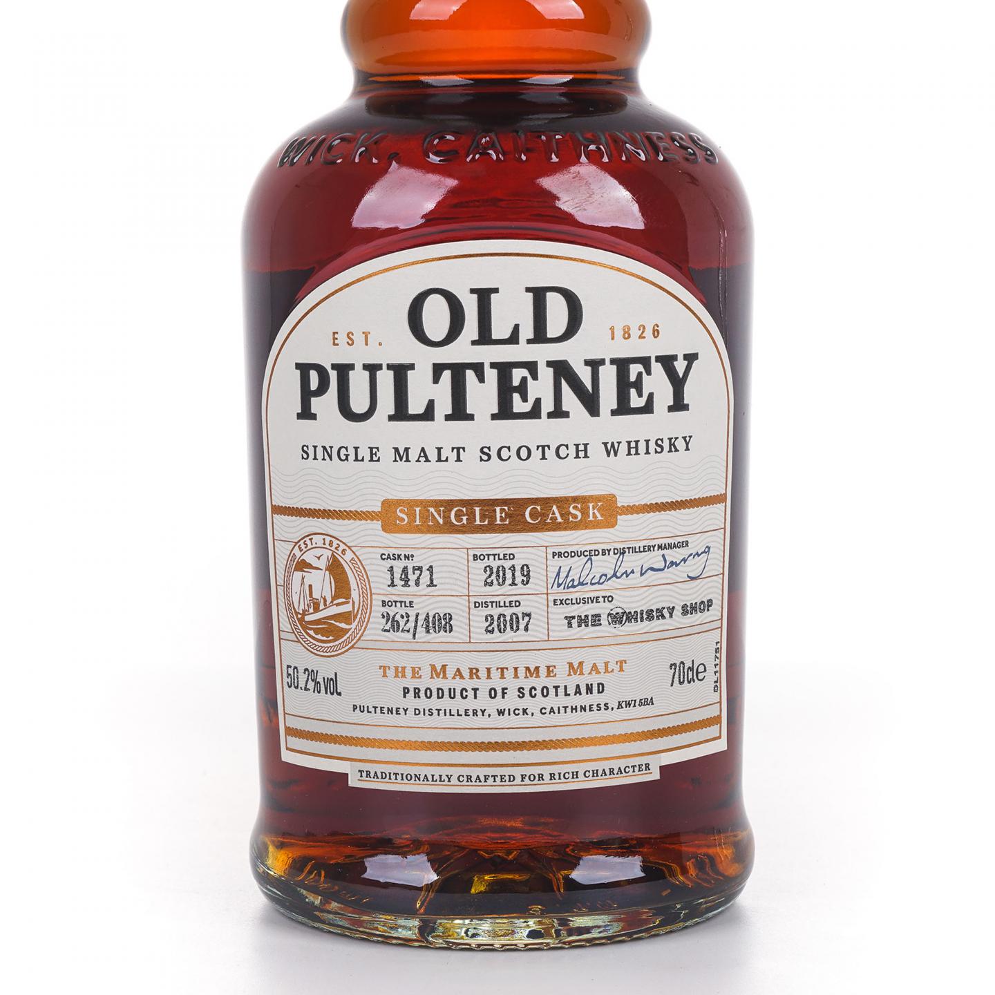 Old Pulteney 老富特尼 2007-2019 单桶#1471