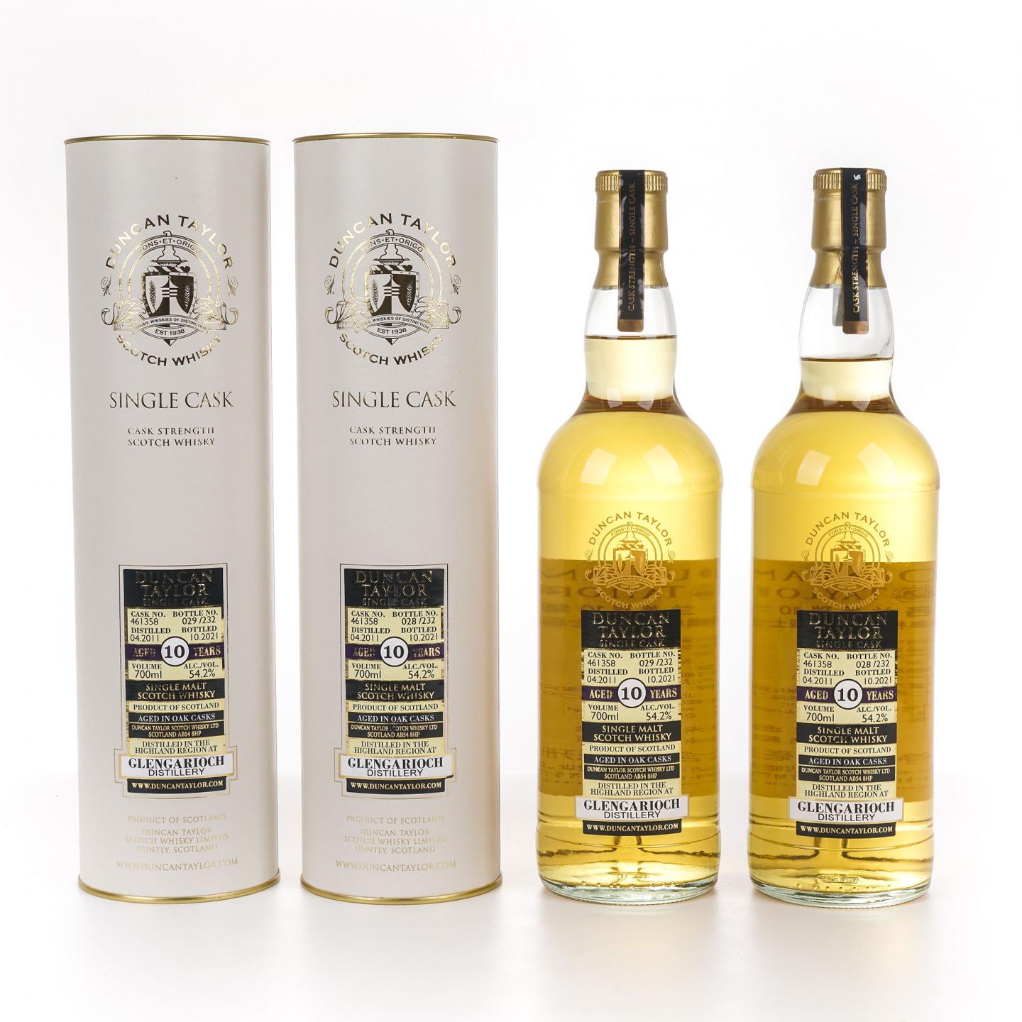 Glengarioch 格兰盖瑞 10年 2011-2021 单桶 DT 2瓶组
