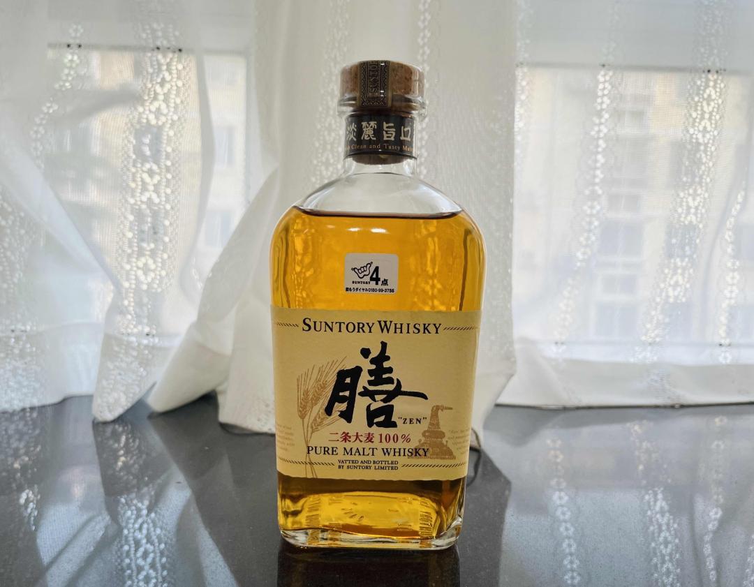 90年代 三得利 金花标「膳」纯麦芽威士忌 40% 640ml