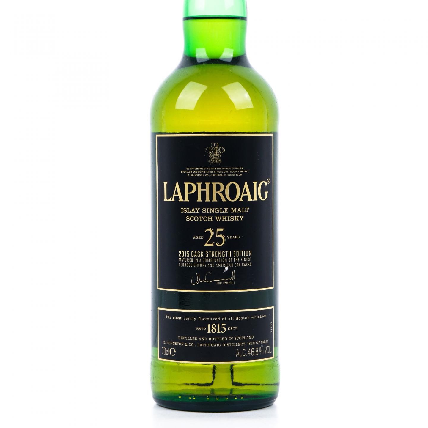 Laphroaig 拉弗格 25年 2015 桶强