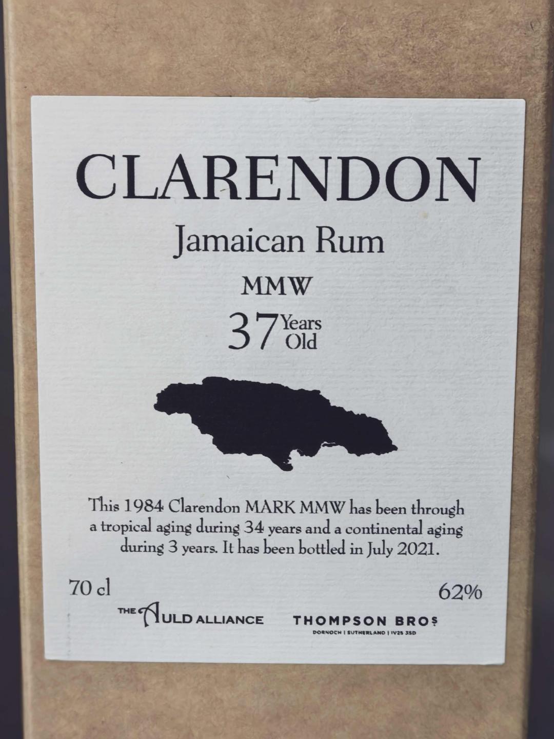 Clarendon 37年 1984-2021牙买加朗姆酒 PST