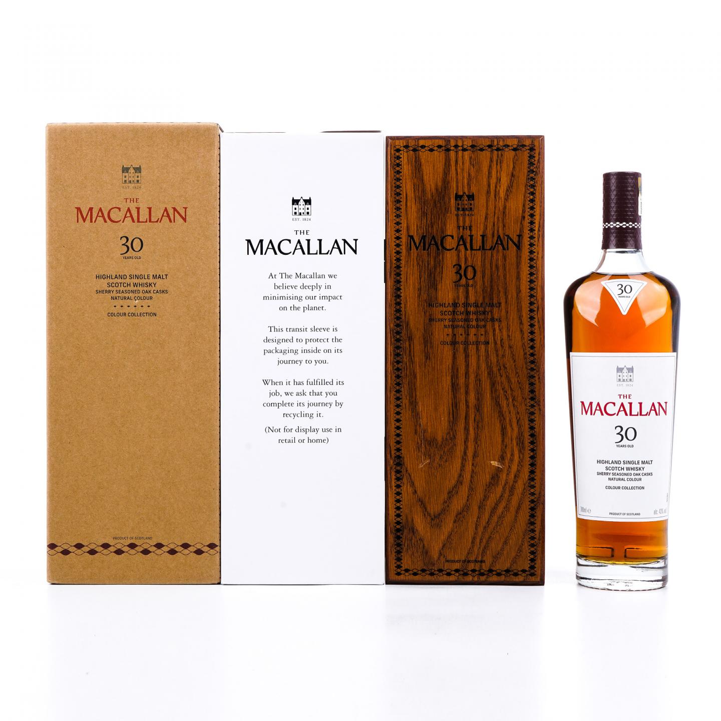 【附X光图】Macallan 麦卡伦 30年 Colour Collection 臻彩系列 700ml