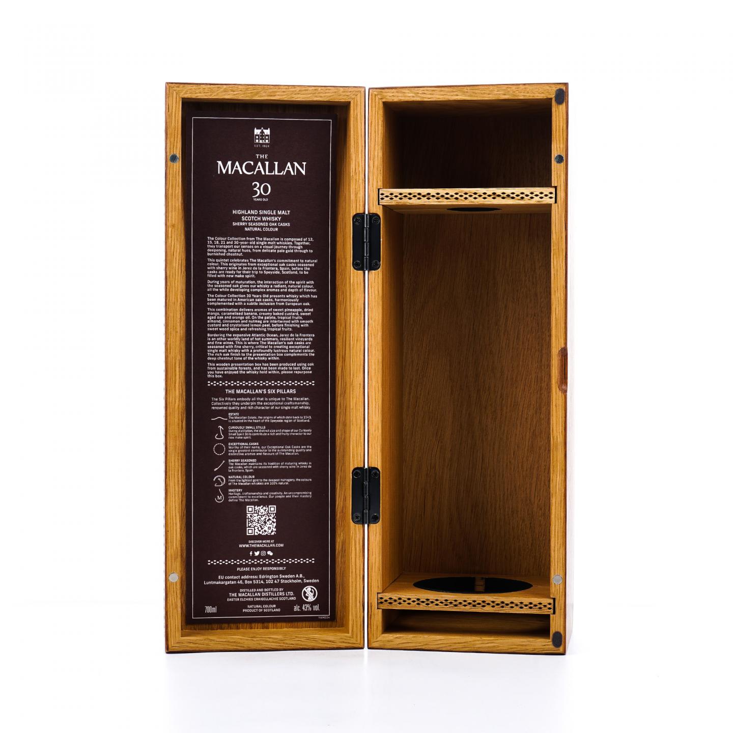 【附X光图】Macallan 麦卡伦 30年 Colour Collection 臻彩系列 700ml
