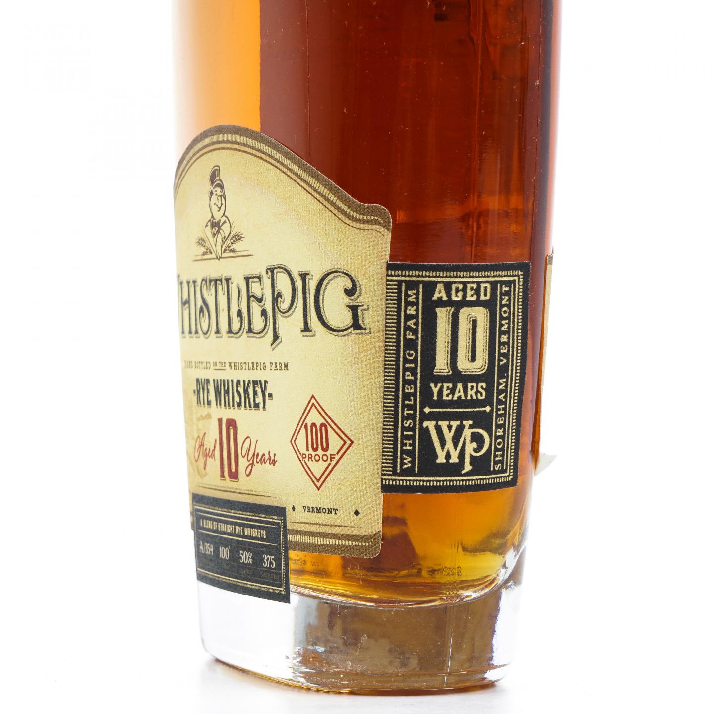 WhistlePig 口哨猪 10年 Rye Whiskey 375ml
