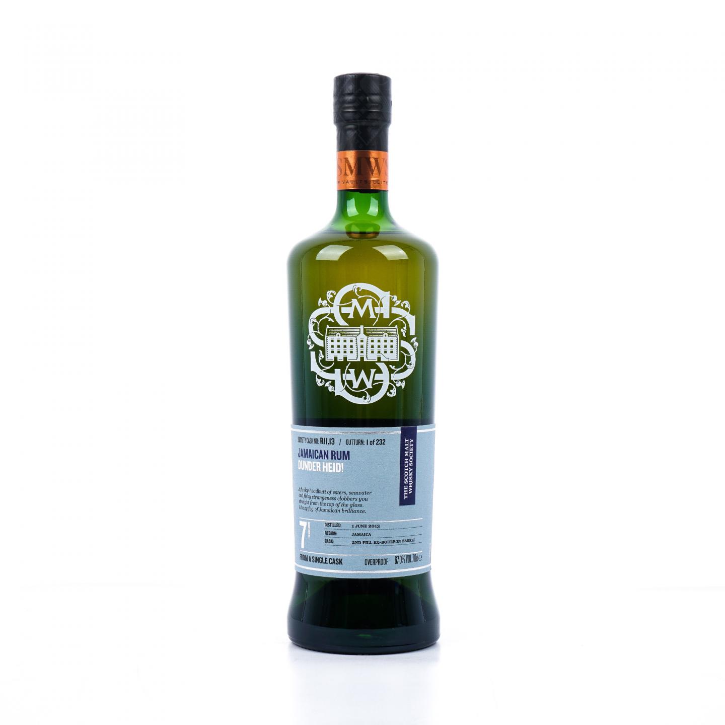SMWS R11.13 Jamaican 7年 2013 牙买加朗姆酒 行货