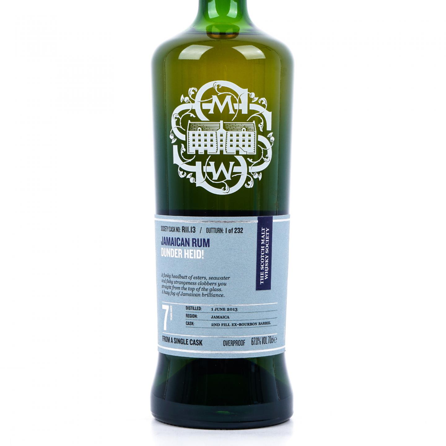 SMWS R11.13 Jamaican 7年 2013 牙买加朗姆酒 行货