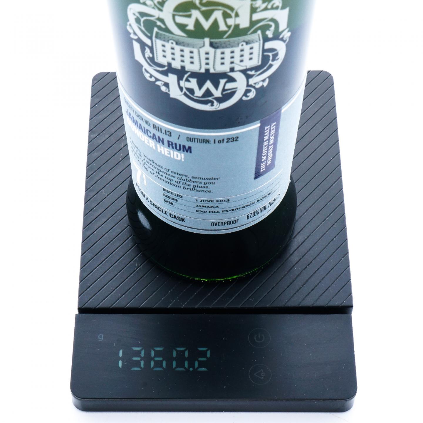 SMWS R11.13 Jamaican 7年 2013 牙买加朗姆酒 行货