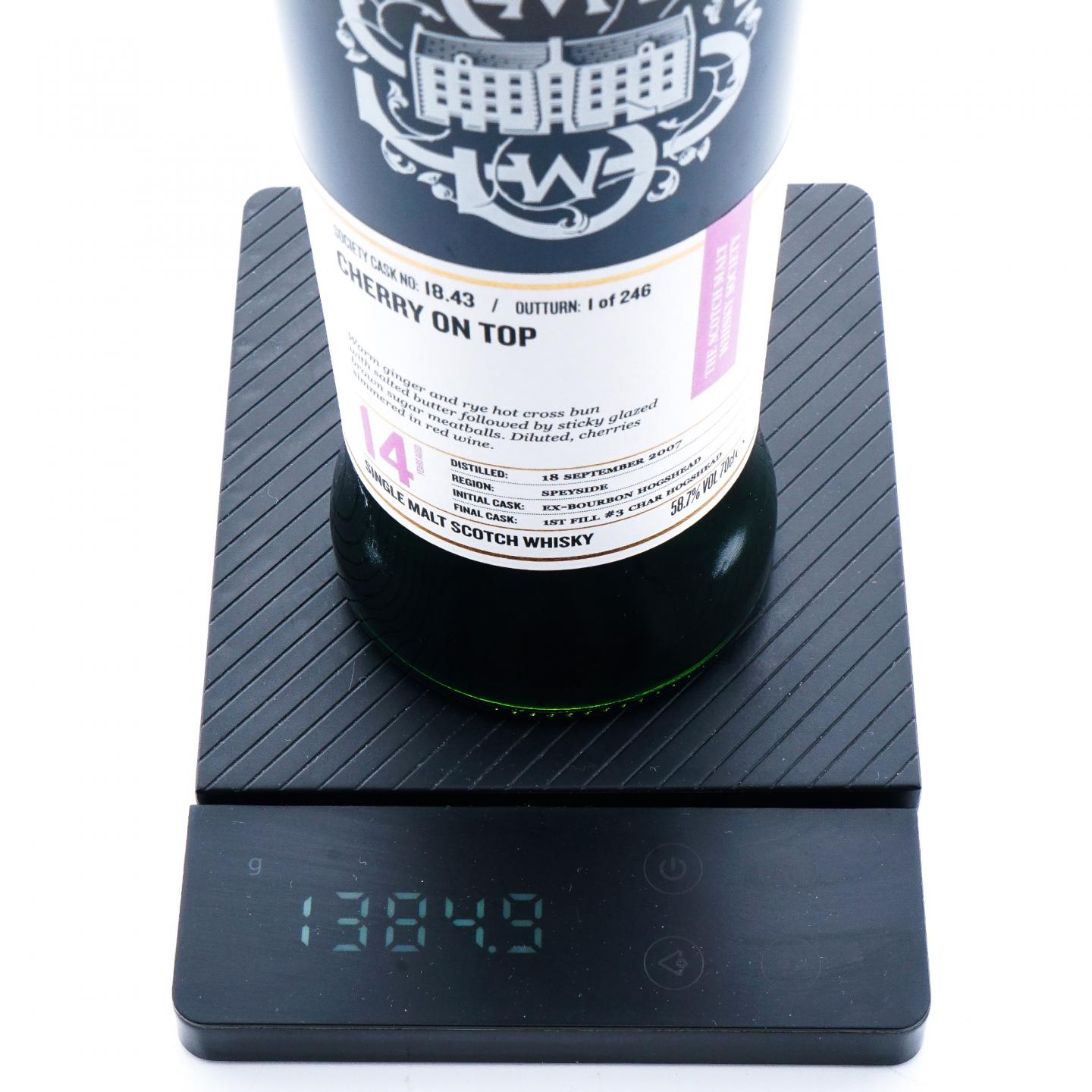 SMWS 18.43 英尺高尔 14年 2007