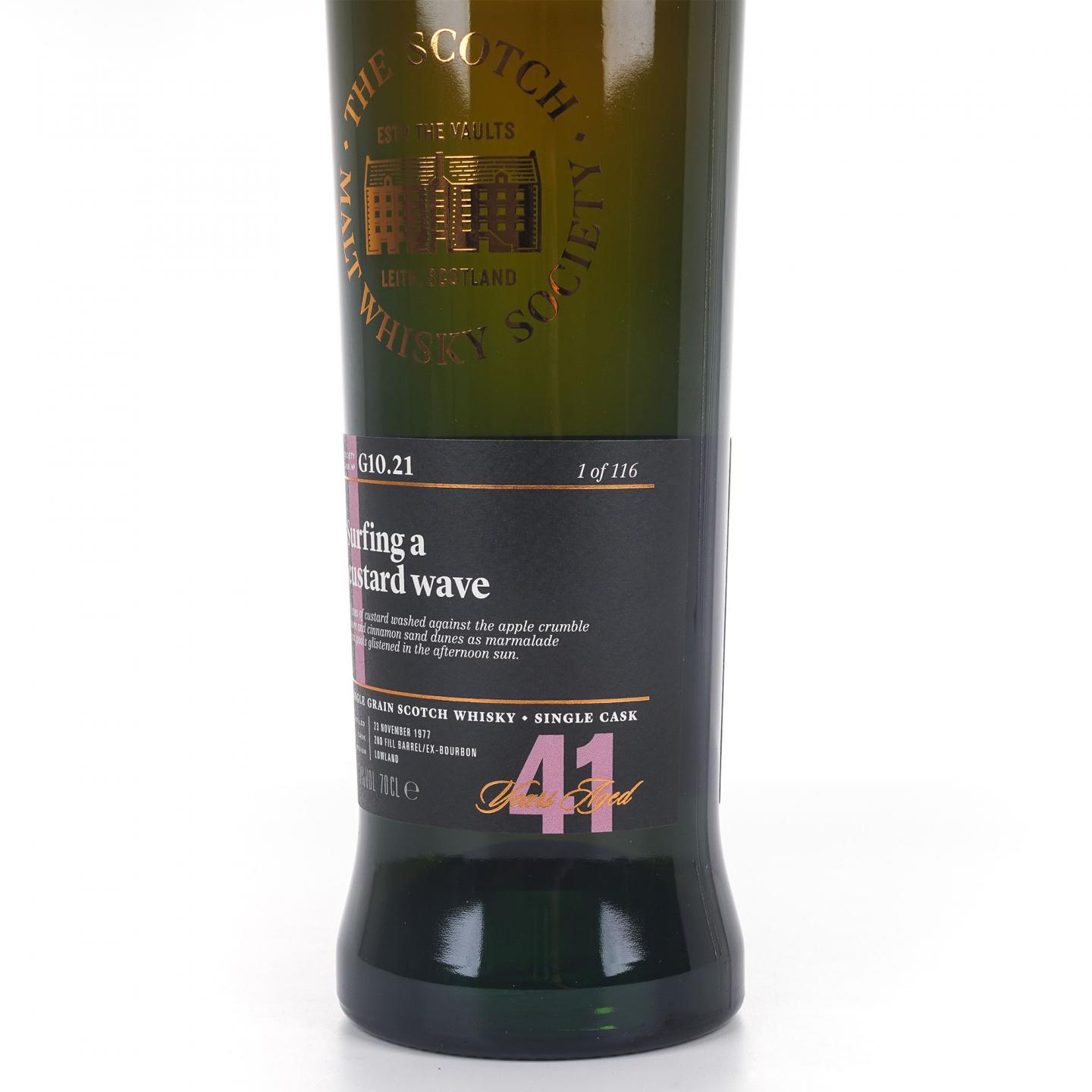 SMWS G10.21 Strathclyde 41年 1977 单一谷物 单桶 行货
