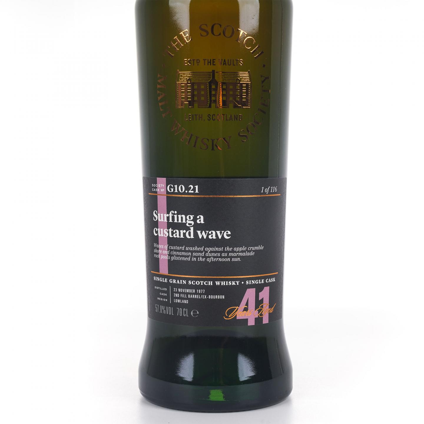 SMWS G10.21 Strathclyde 41年 1977 单一谷物 单桶 行货