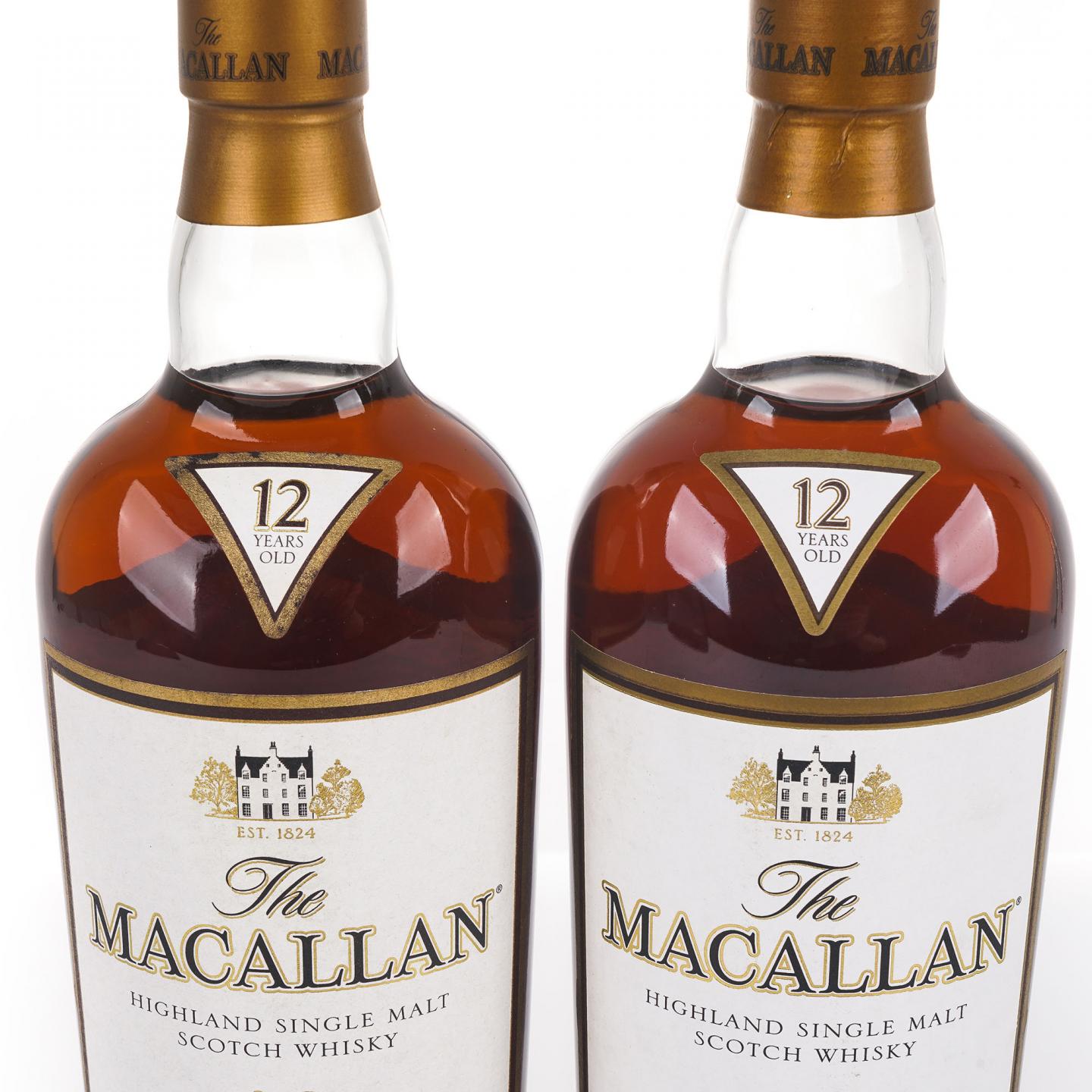 Macallan 麦卡伦 12年 雪莉桶 2支组