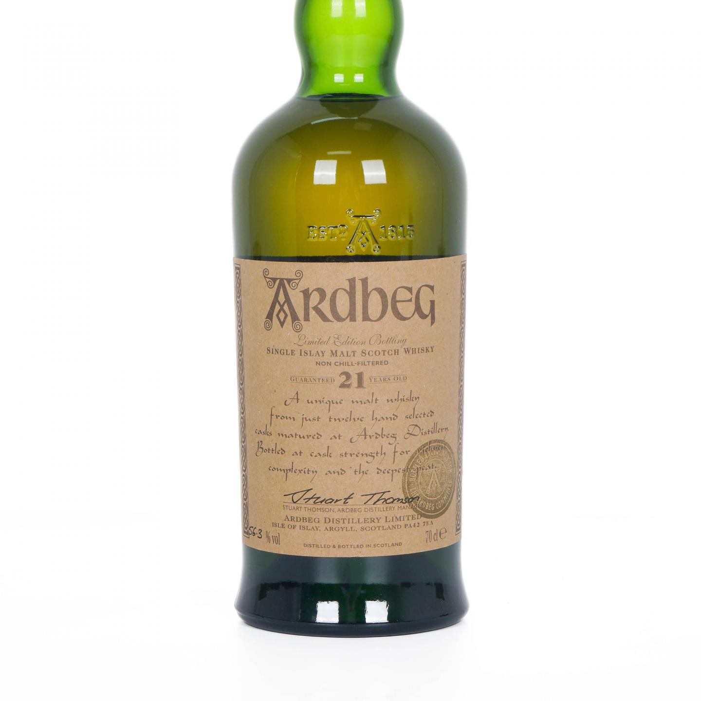 Ardbeg 阿贝 21年 2001 会员版 桶强