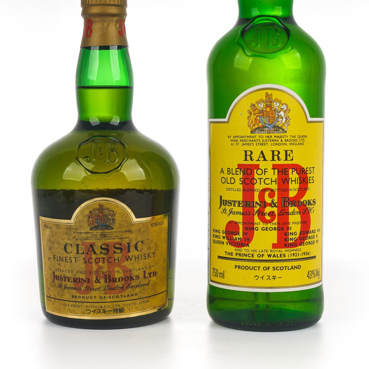 Justerini & Brooks 珍宝 特级调和 2支组 750ml