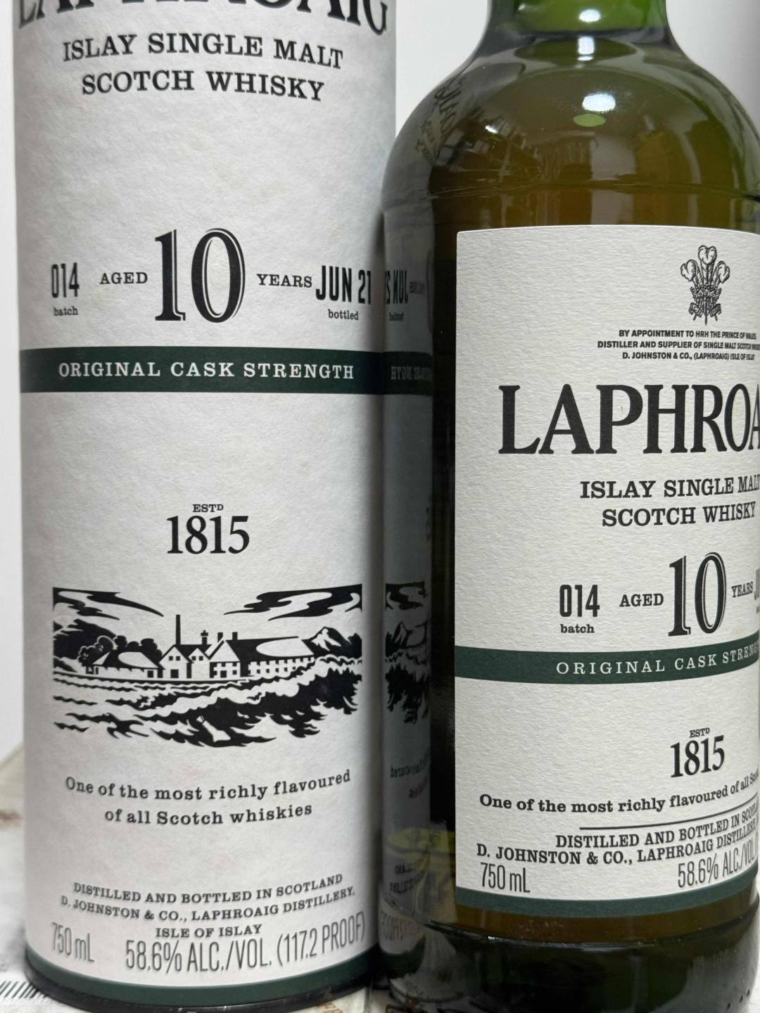 拉弗格10年桶强 014版 750ml大容量