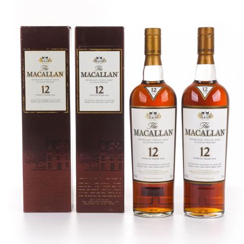 Macallan 麦卡伦 12年 雪莉桶 2支组