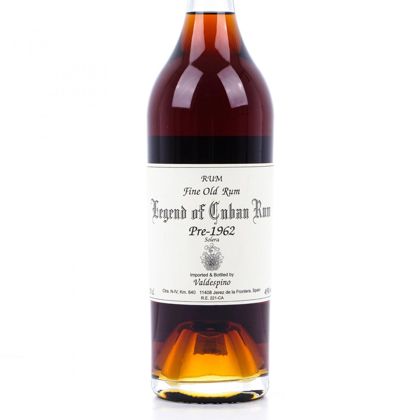 Valdespino Legend of Cuban Rum Pre-1962 朗姆酒 45%Vol.