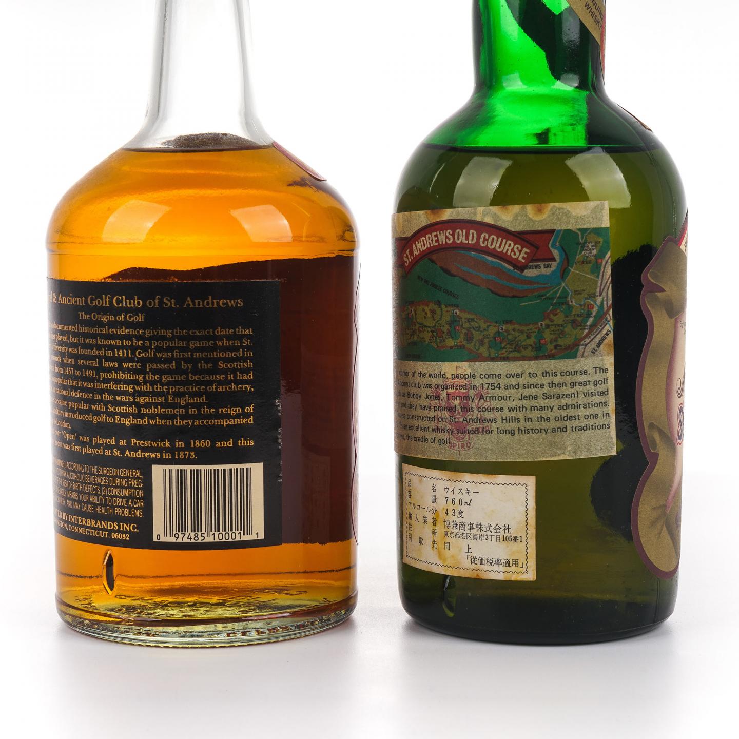 Old St. Andrews 12年/无年份 调和威士忌 2瓶组 750ml/760ml