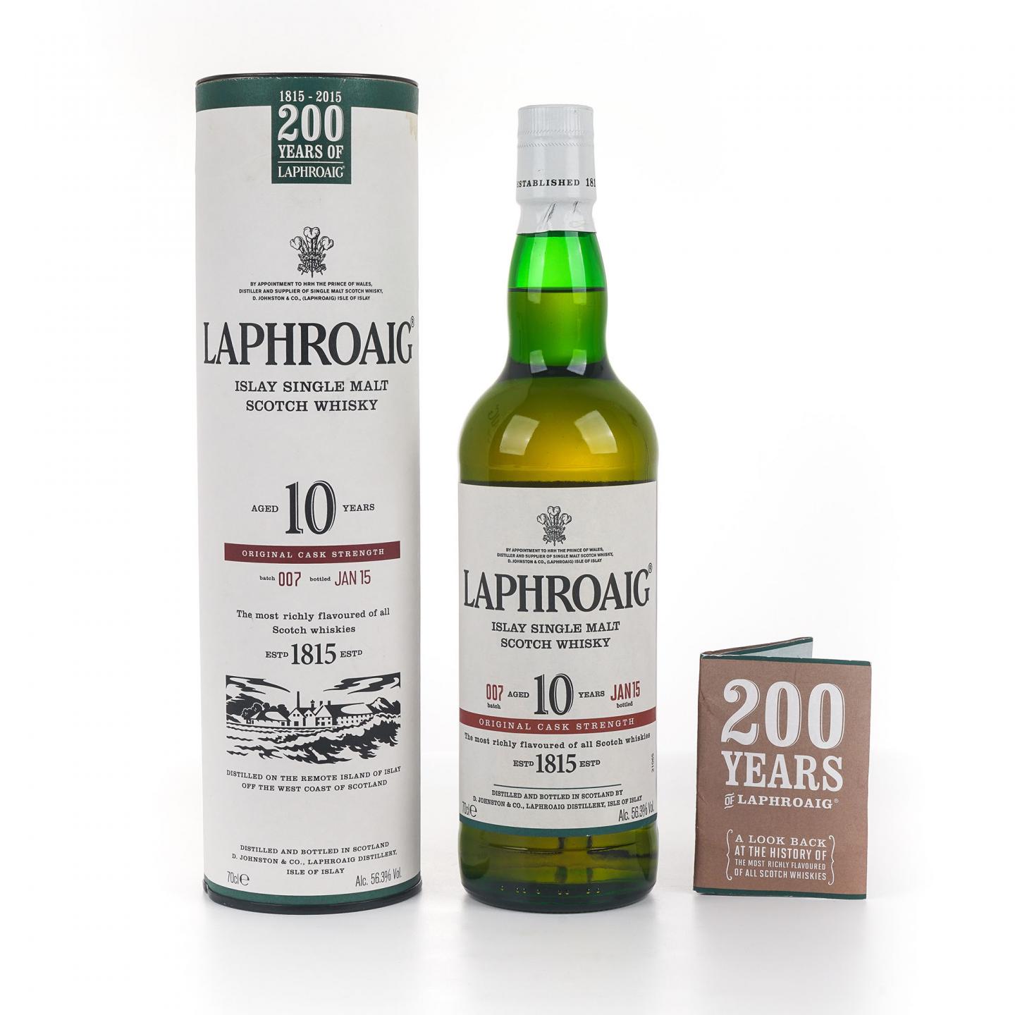 Laphroaig 拉弗格 10年 2015 桶强 Batch 007