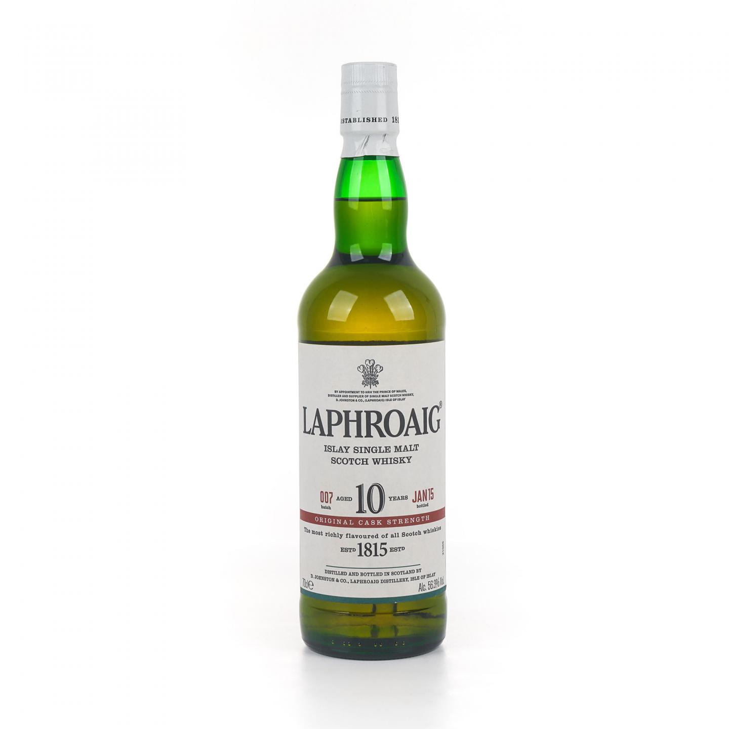 Laphroaig 拉弗格 10年 2015 桶强 Batch 007
