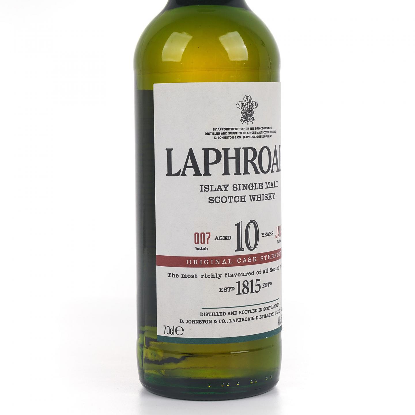 Laphroaig 拉弗格 10年 2015 桶强 Batch 007