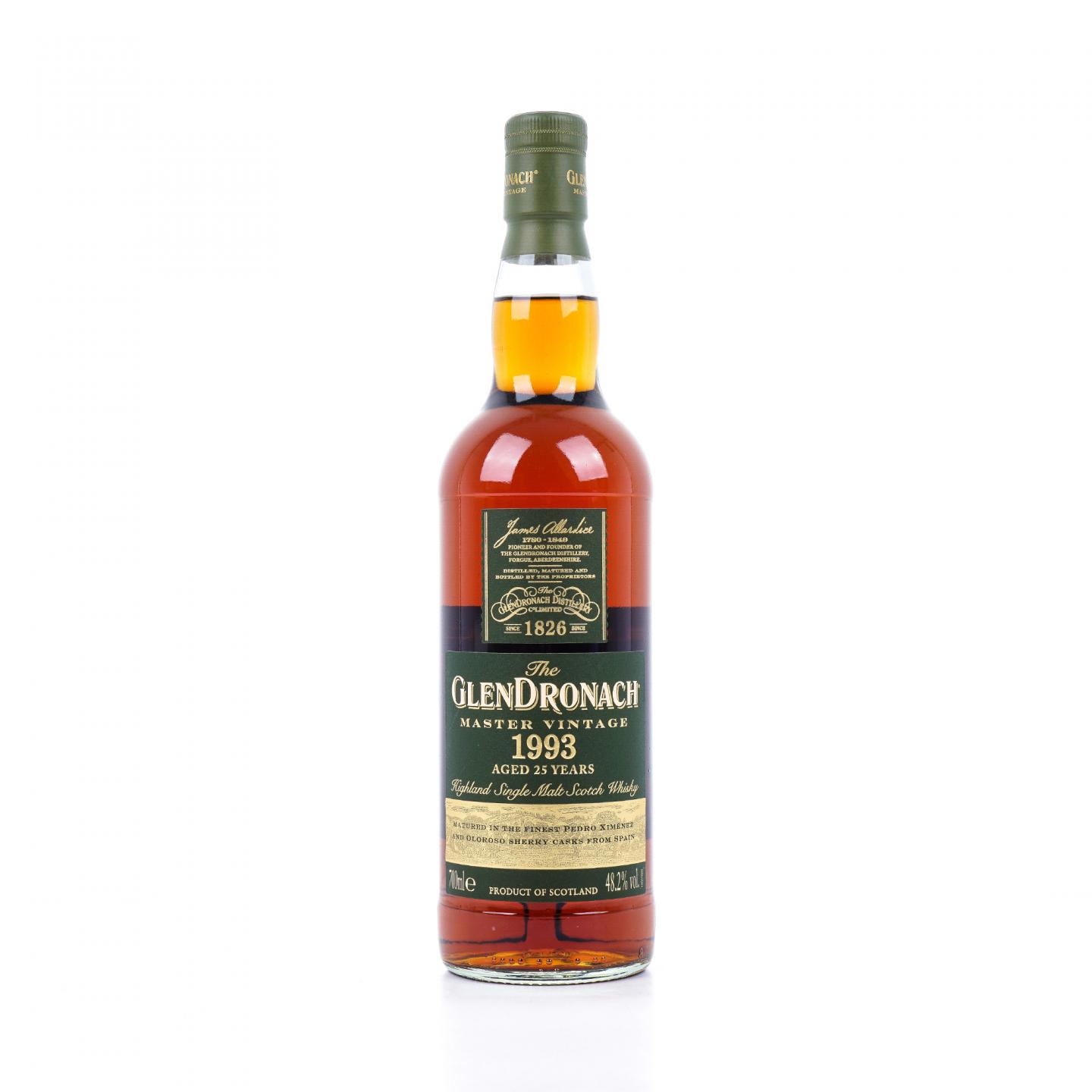 Glendronach 格兰多纳 25年 1993 大师年份 行货