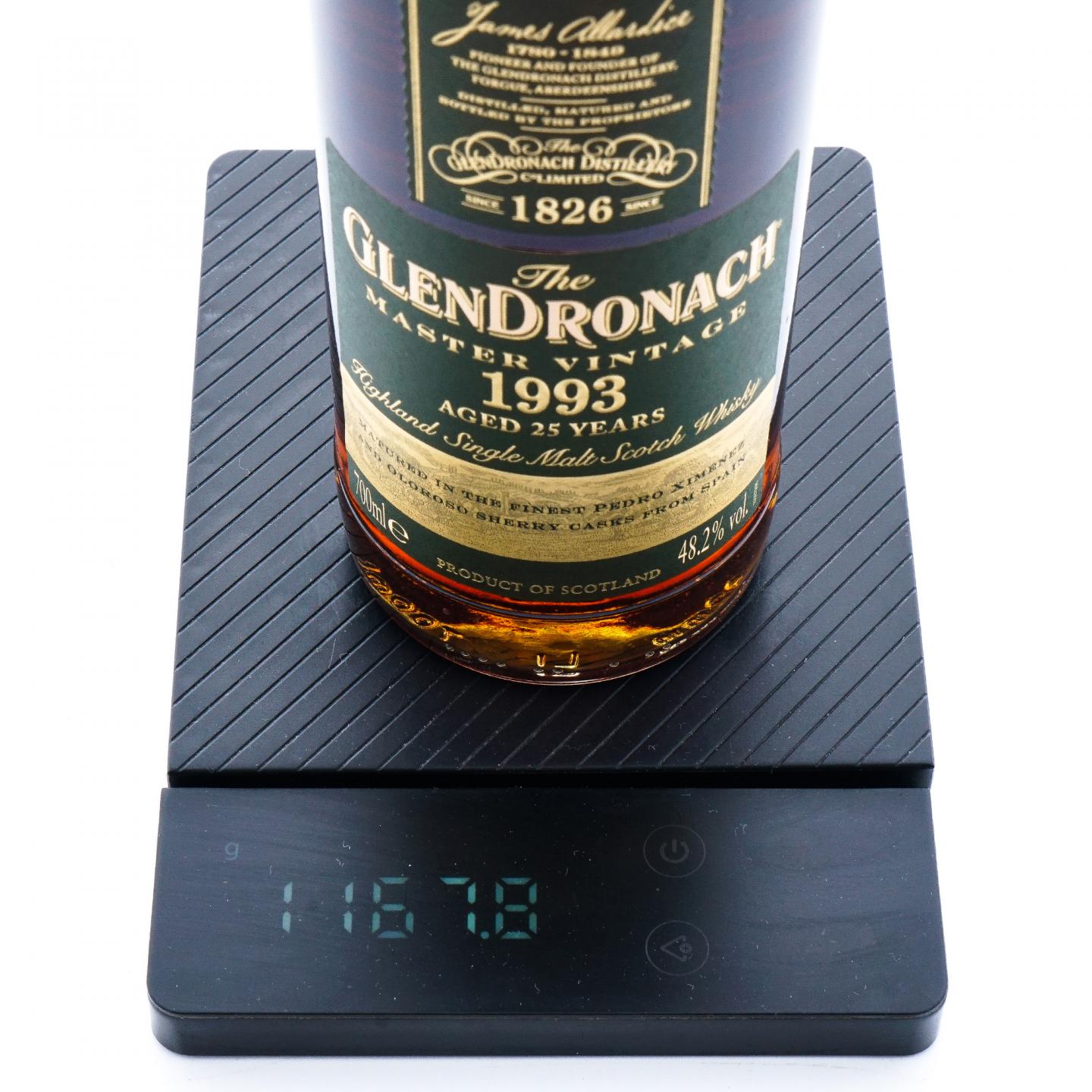 Glendronach 格兰多纳 25年 1993 大师年份 行货