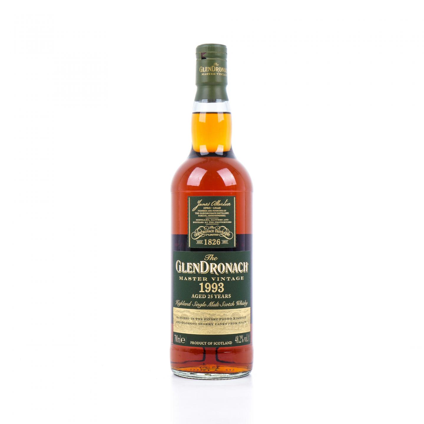 Glendronach 格兰多纳 25年 1993 大师年份 行货 48.2%Vol.