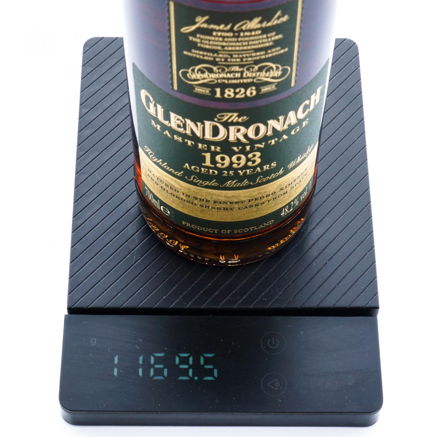 Glendronach 格兰多纳 25年 1993 大师年份 行货 48.2%Vol.