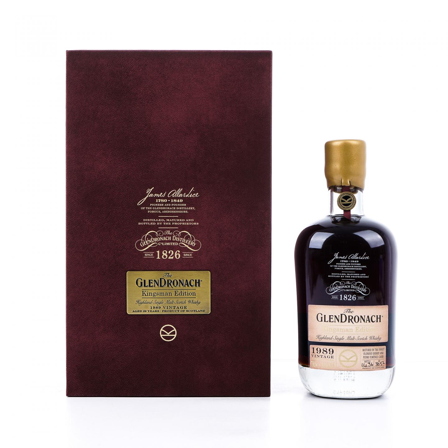 Glendronach 格兰多纳 29年 1989 王牌特工限量版 行货 700ml