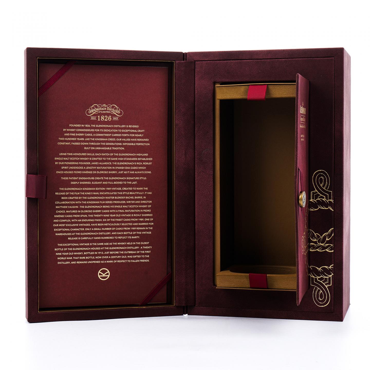 Glendronach 格兰多纳 29年 1989 王牌特工限量版 行货 700ml