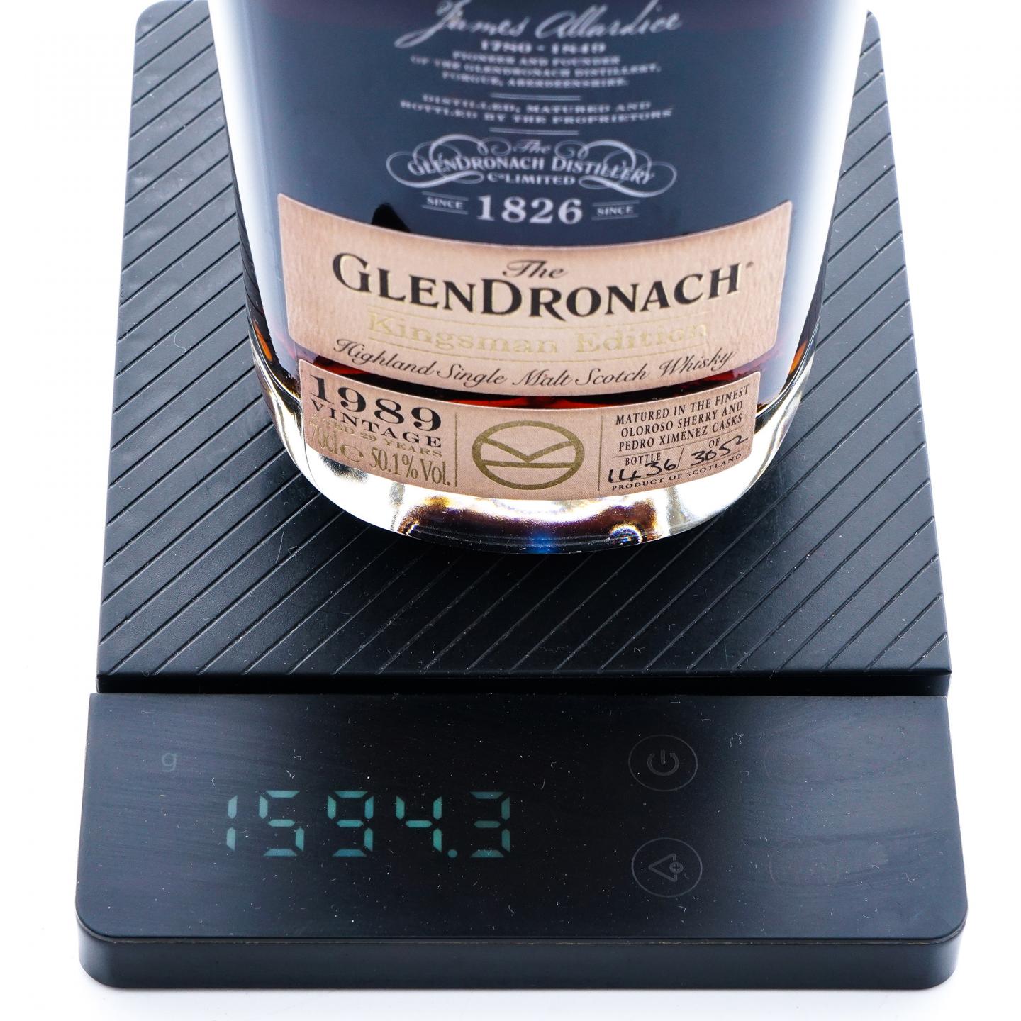 Glendronach 格兰多纳 29年 1989 王牌特工限量版 行货 700ml
