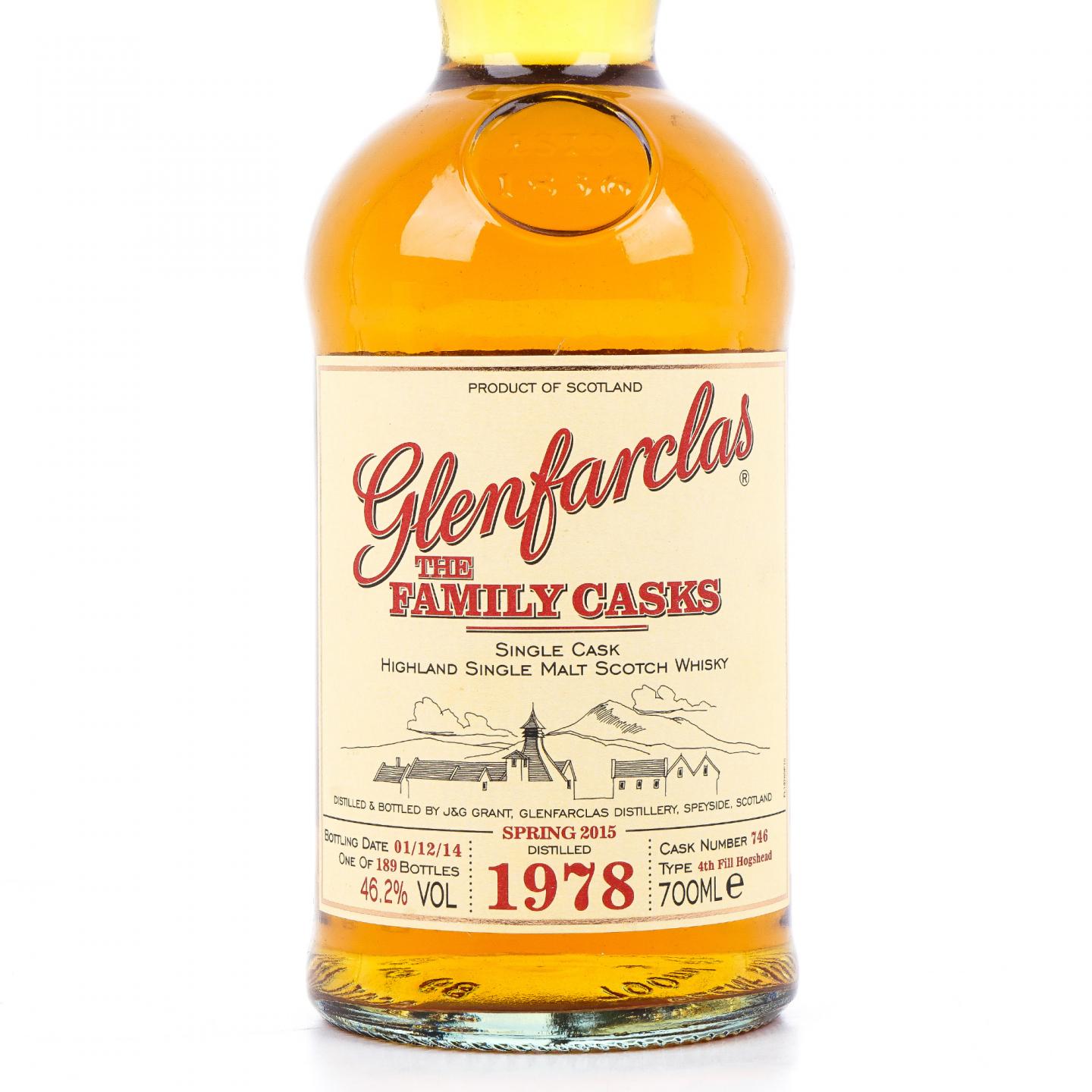 Glenfarclas 格兰花格 1978-2014 家族桶#746