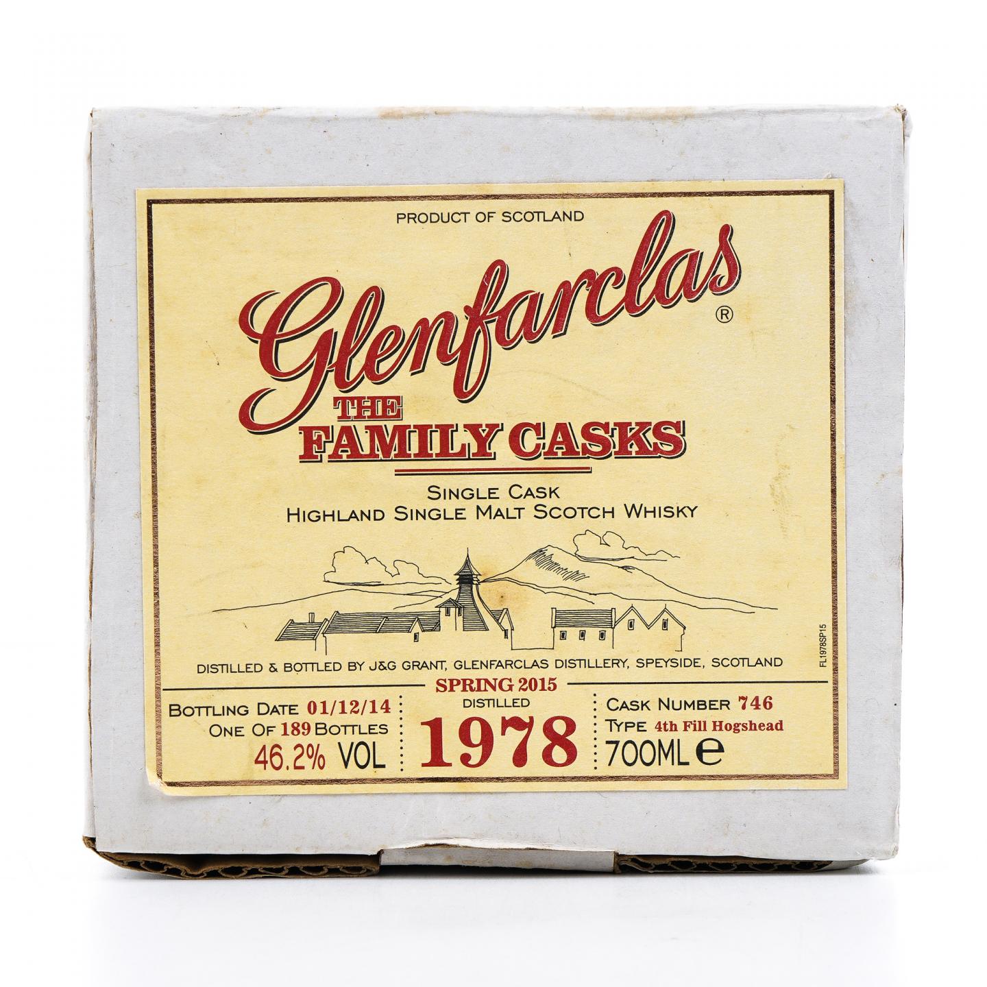 Glenfarclas 格兰花格 1978-2014 家族桶#746