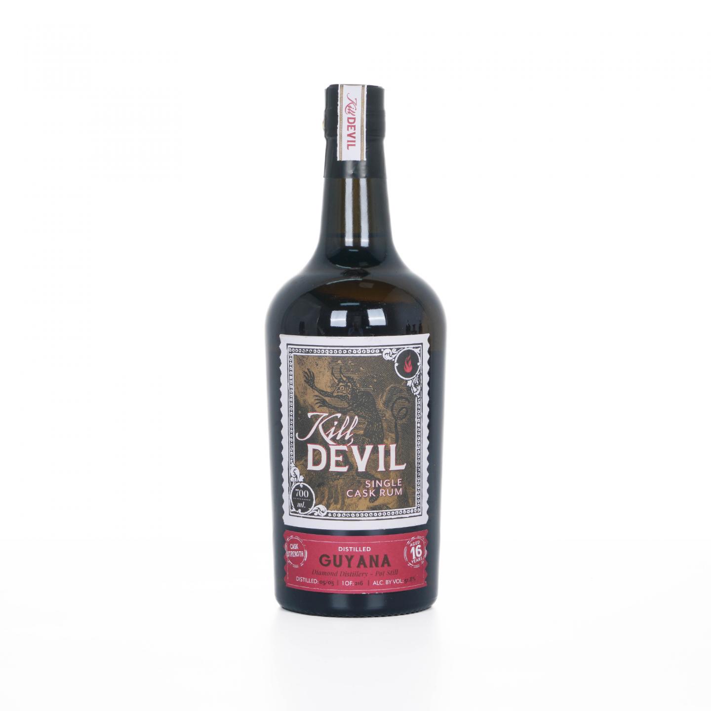 Guyana 钻石 16年 2005 Kill Devil 单桶朗姆酒 桶强