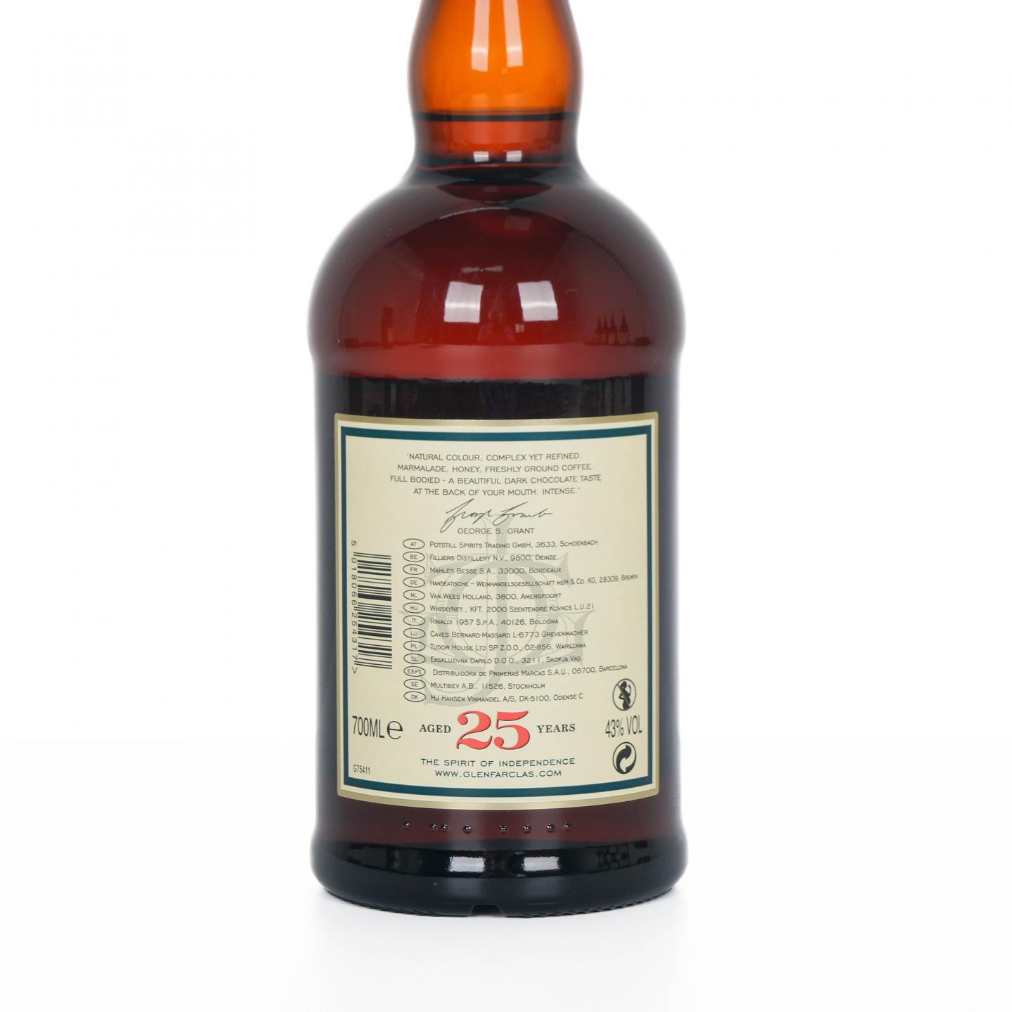Glenfarclas 格兰花格 25年 2021 圆筒 700ml