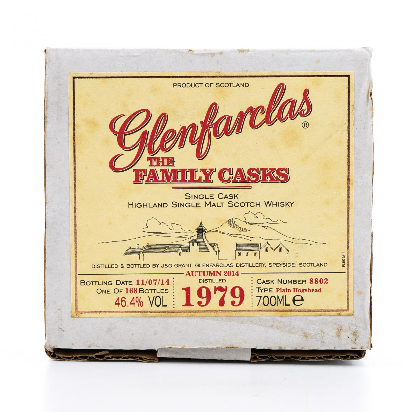 Glenfarclas 格兰花格 1979-2014 家族桶#8802
