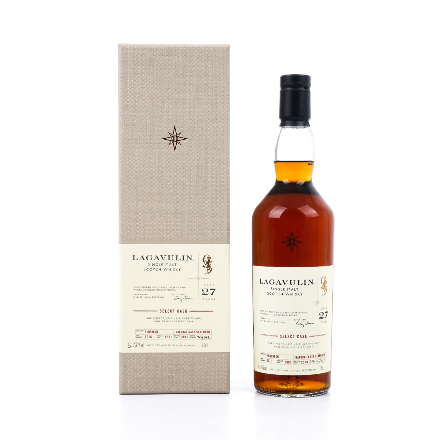 Lagavulin 乐加维林 27年 1991-2018 星星标 COD 700ml
