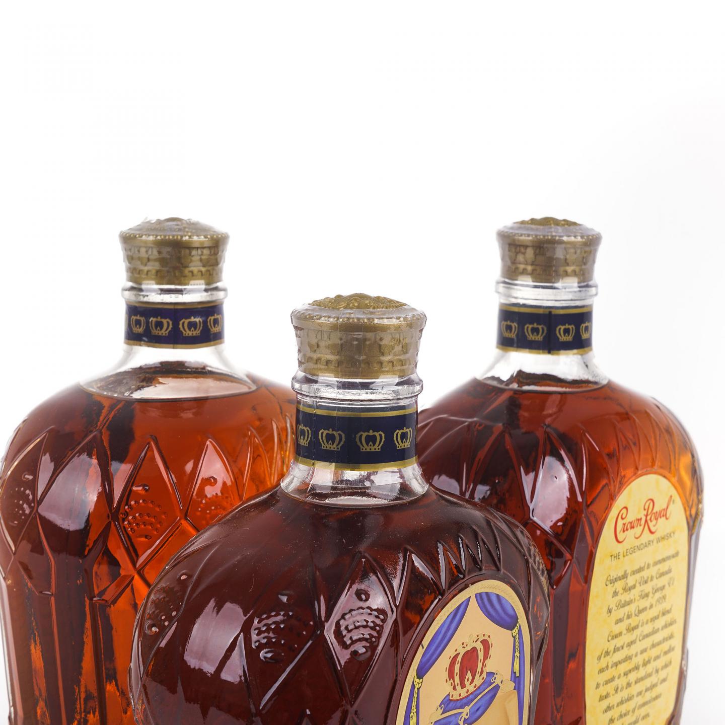 Crown Royal 加拿大调和威士忌 750ml/1000ml 3支组