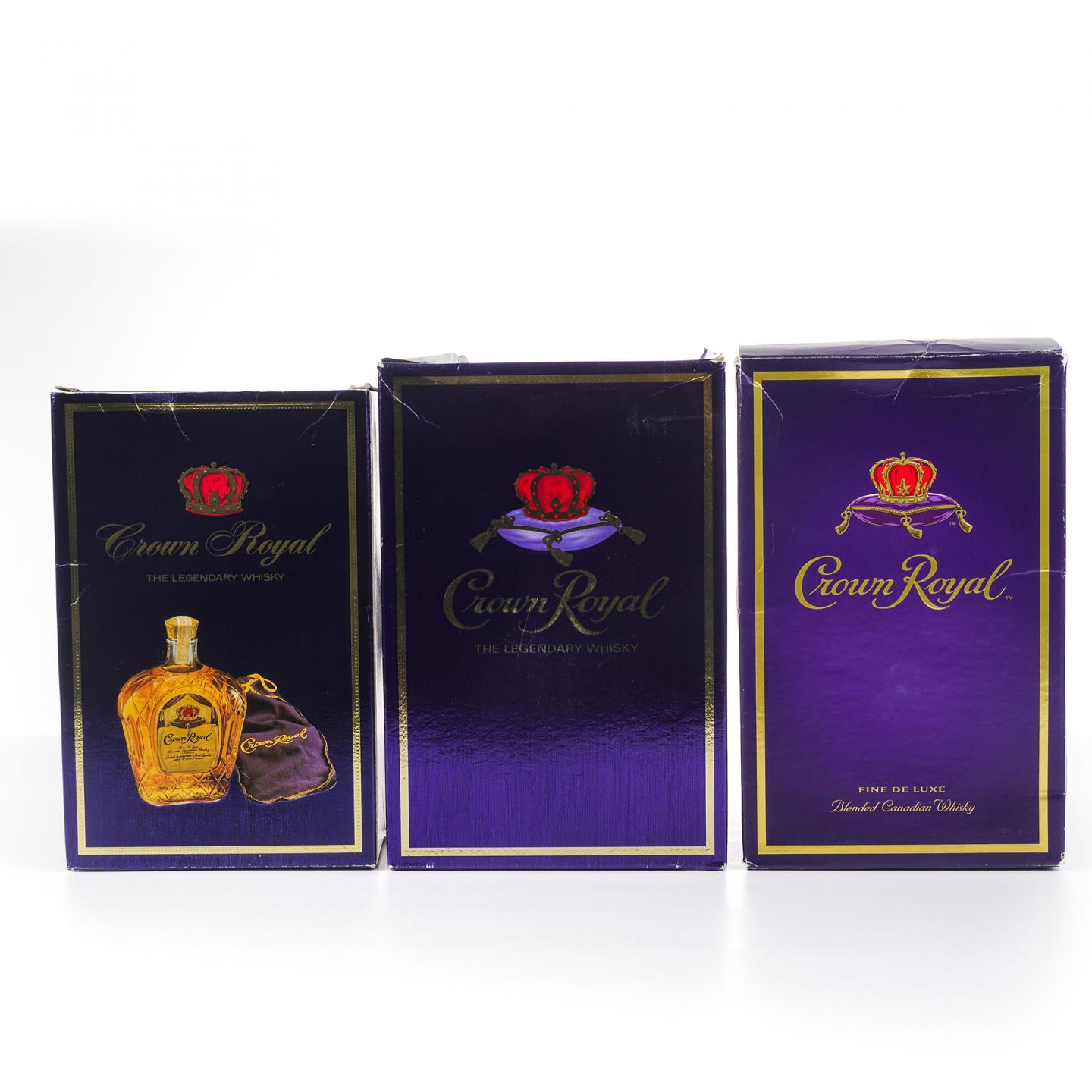 Crown Royal 加拿大调和威士忌 750ml/1000ml 3支组