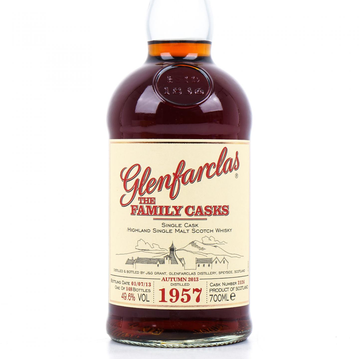 Glenfarclas 格兰花格 1957-2013 家族桶#2126