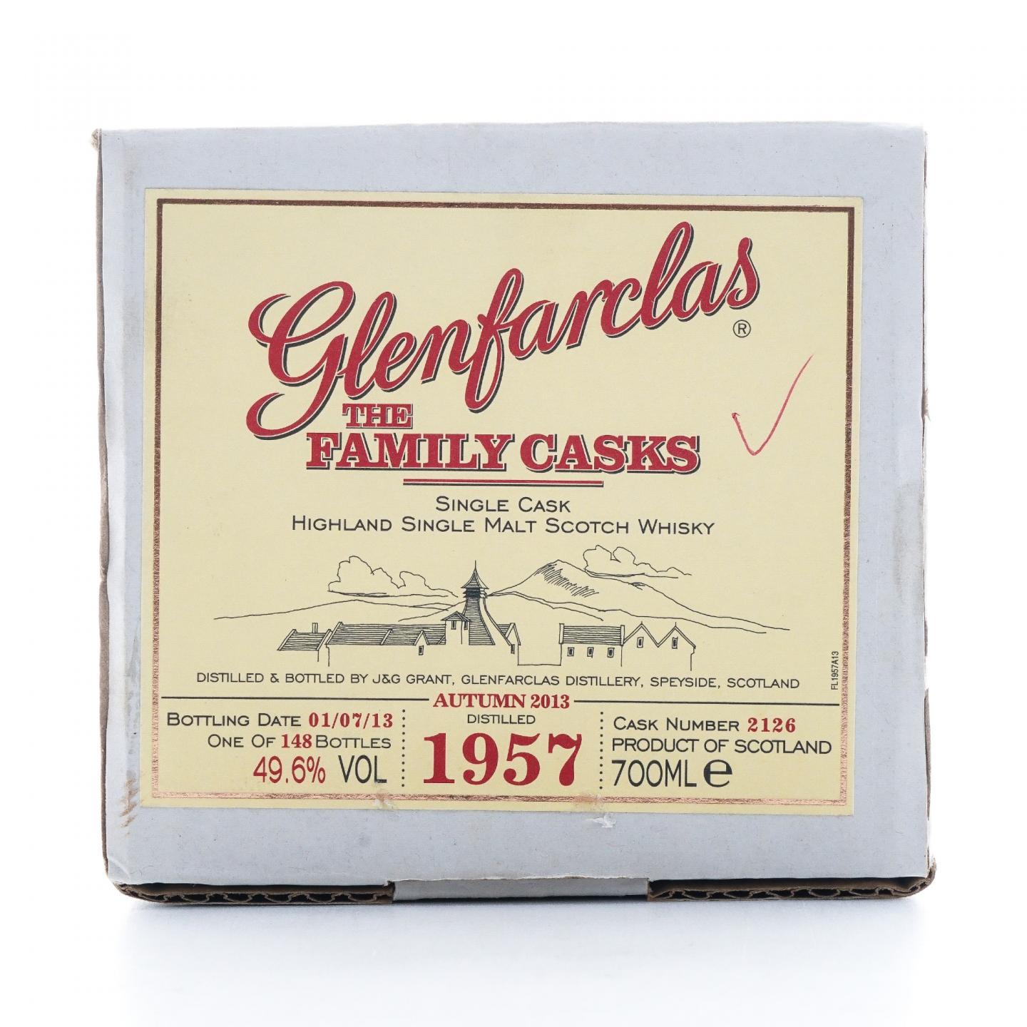 Glenfarclas 格兰花格 1957-2013 家族桶#2126