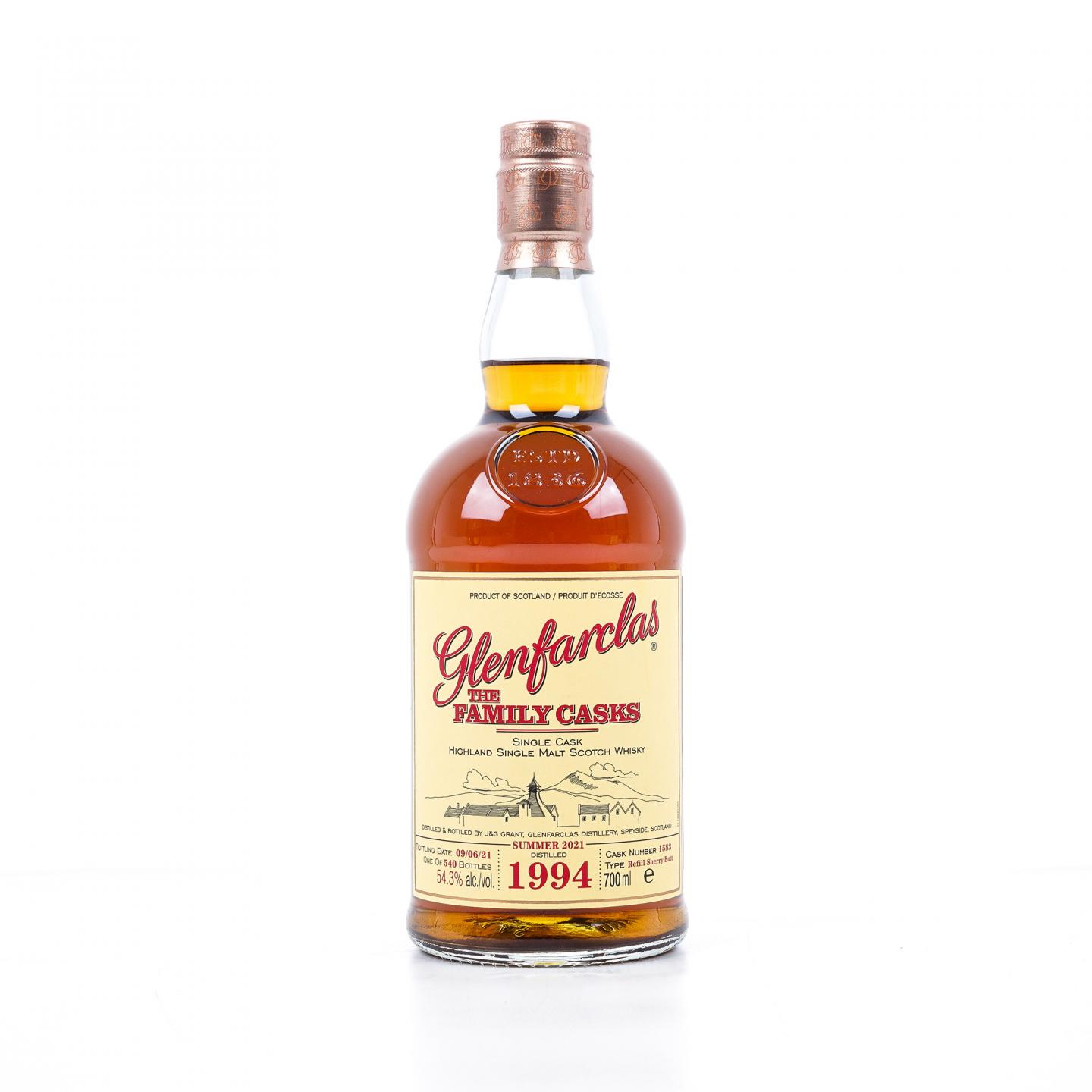 Glenfarclas 格兰花格 1994-2021 家族桶#1583