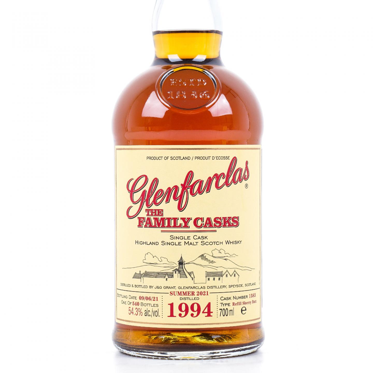 Glenfarclas 格兰花格 1994-2021 家族桶#1583