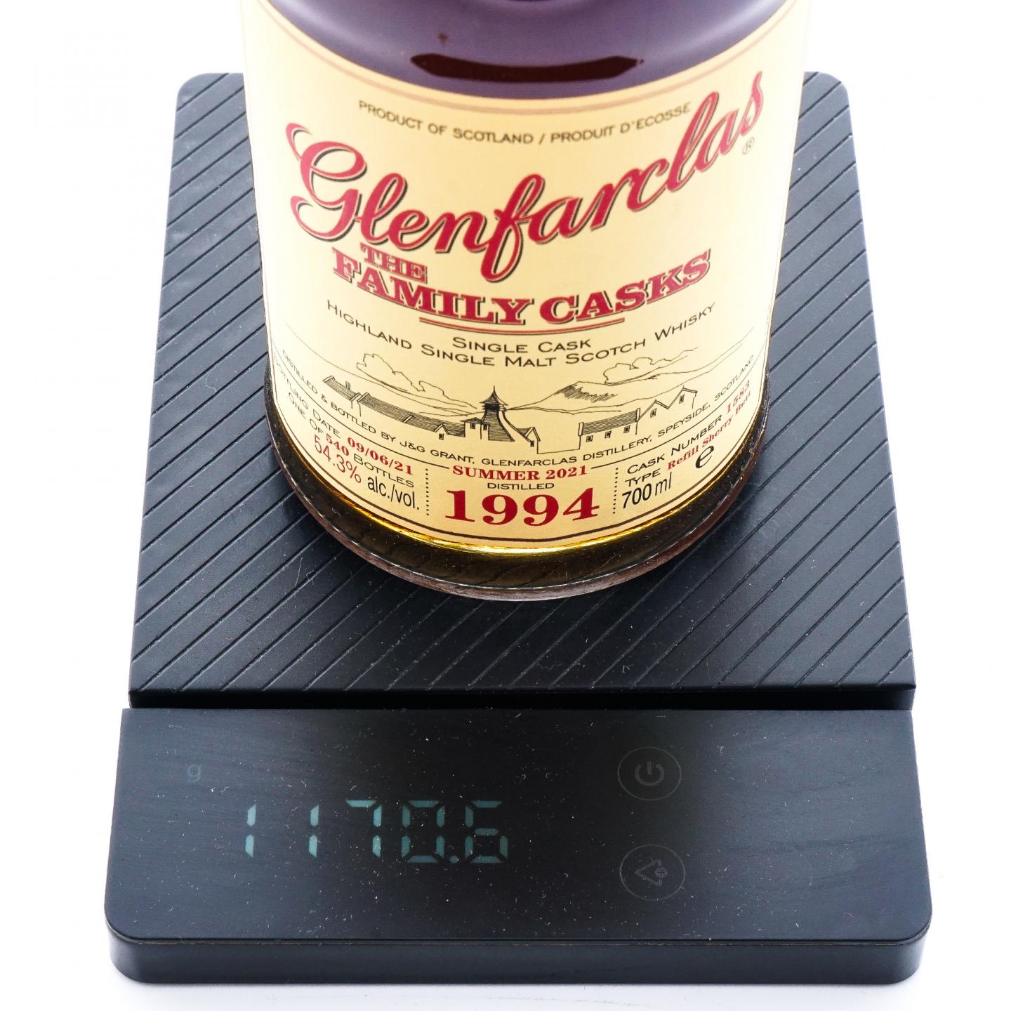 Glenfarclas 格兰花格 1994-2021 家族桶#1583