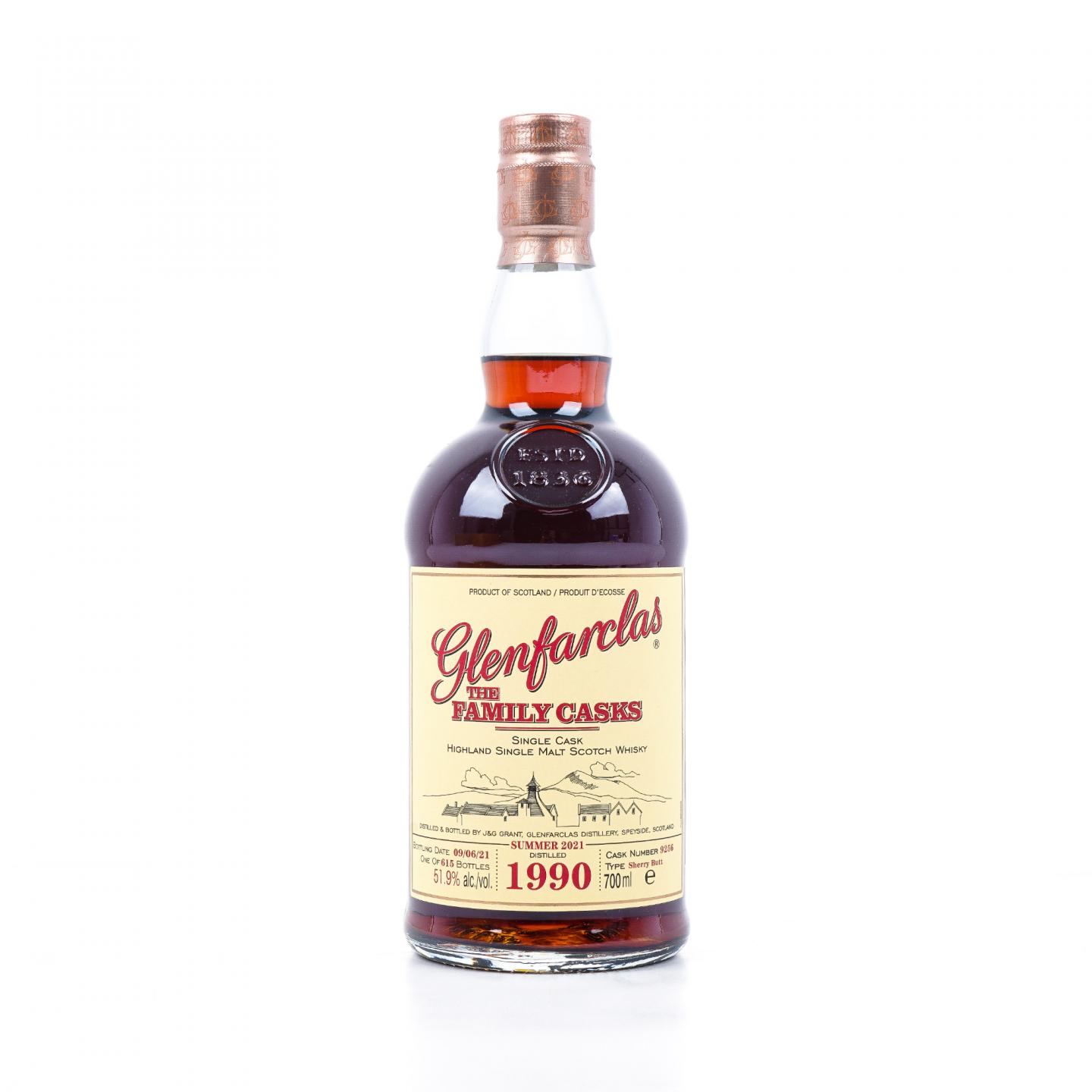 Glenfarclas 格兰花格 1990-2021 家族桶#9256