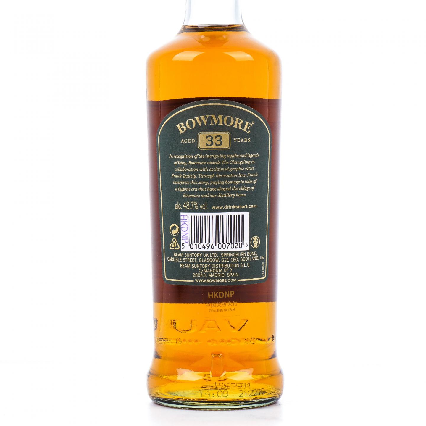 Bowmore 波摩 33年 换生灵 48.7%