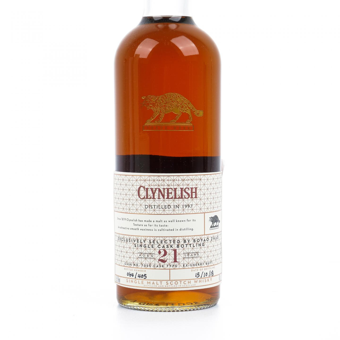 Clynelish 克里尼利基 21年 1997-2018 赵波尧选桶