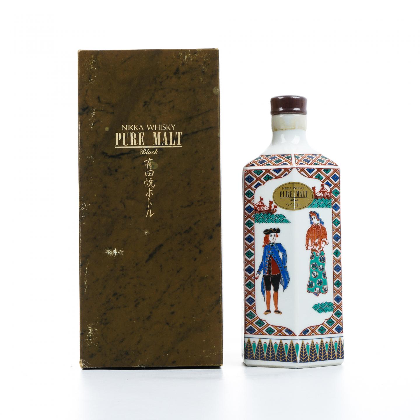 Nikka Black 有田烧瓷瓶 Pure Malt 600ml